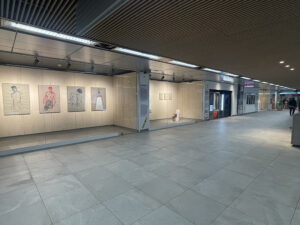 Edi-Dubien-17eme-biennale-de-Lyon-2024-Metro-gare-part-dieu-